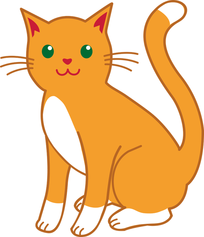 Orange Cat PNG
