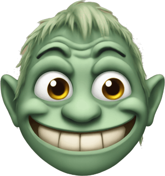 Phonk Troll Face PNG
