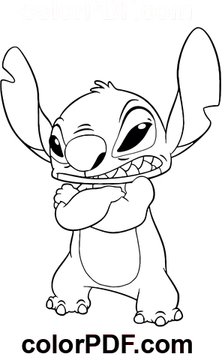 Angry Stitch PNG