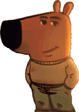 Chill Guy Dog PNG