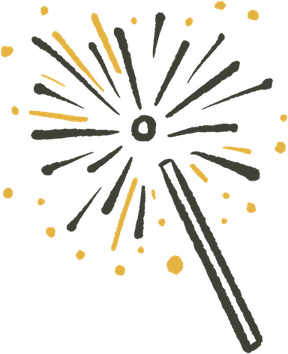 Vintage Fireworks PNG