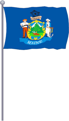 Maine Flag PNG