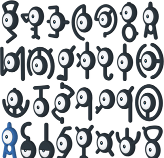 Unown Pokemon PNG