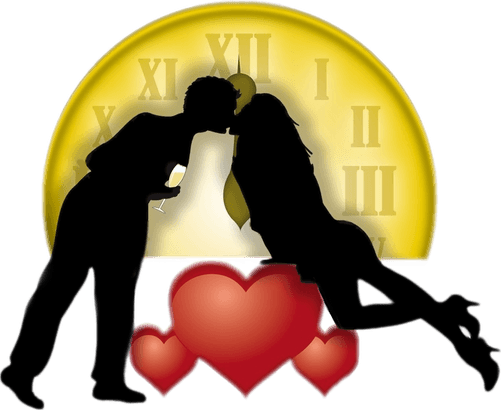 New Year Kiss PNG