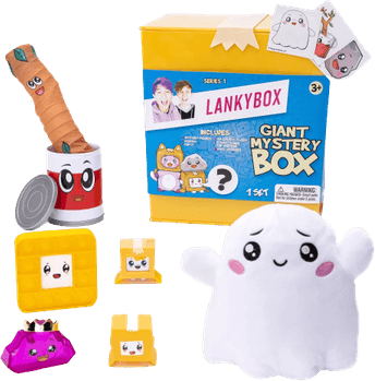 Lankybox Characters PNG