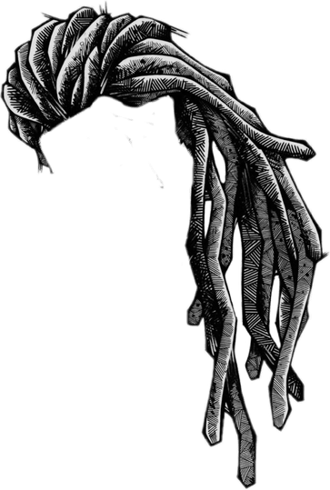 Cartoon Dreads PNG