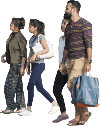 People Walking PNG