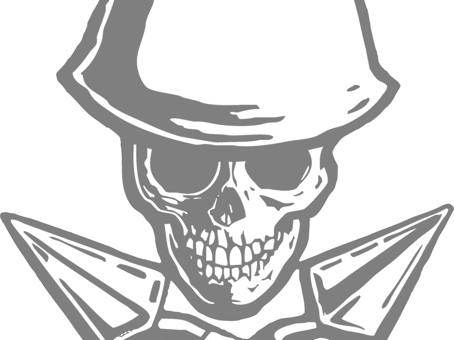 Stone Cold Skull PNG