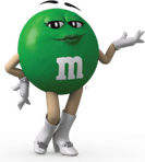 Green Mandm PNG