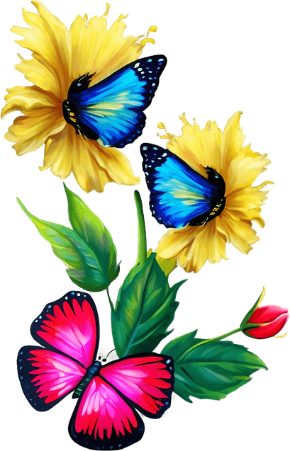 Vibrant Flower PNG