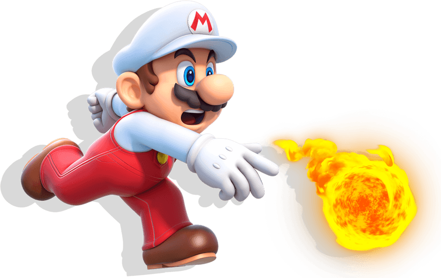 Fire Plant Mario PNG