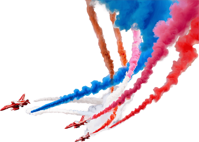 Smoke Airplane PNG