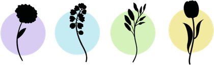 Silhouette Flower PNG