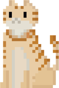 Pixel Cat PNG
