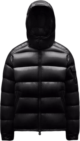 Black Puffer Jacket PNG