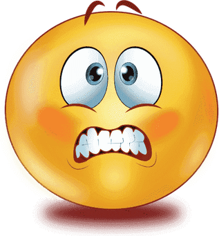 Scared Emoji PNG