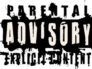 Parent Advisory Sticker PNG