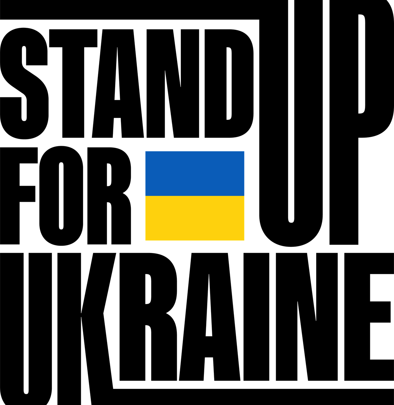 We Stand With Ukraine PNG