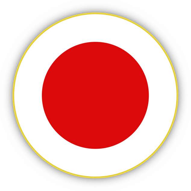 Japan Flag Circle PNG