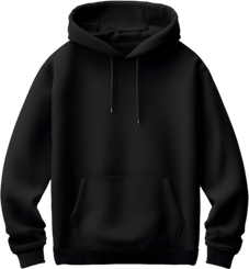 Hoodie Black PNG