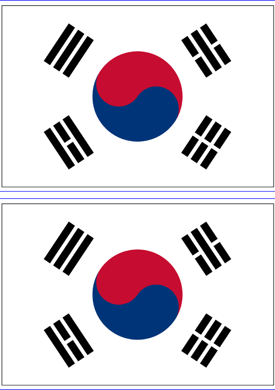 South Korea Flag PNG