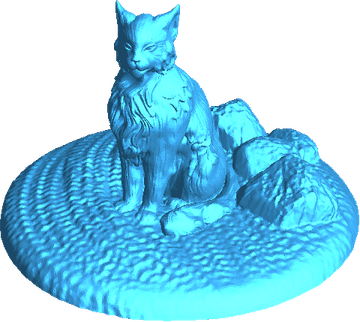 3d Cat PNG