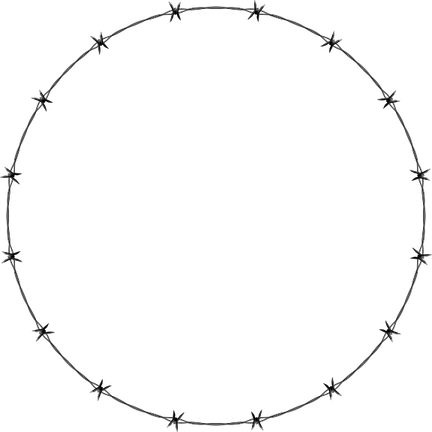 Barbed Wire Border PNG