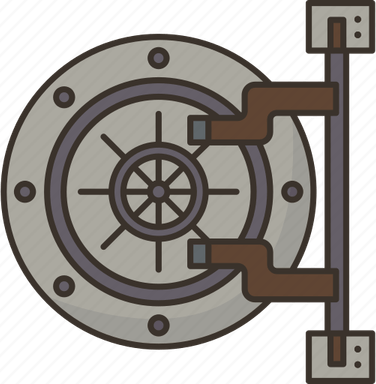 Bank Vault Door PNG