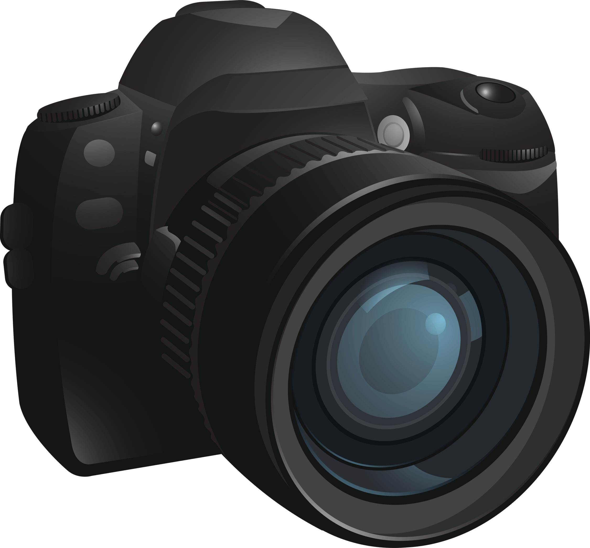 Black Camera PNG