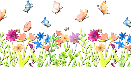 Wildflower Border PNG