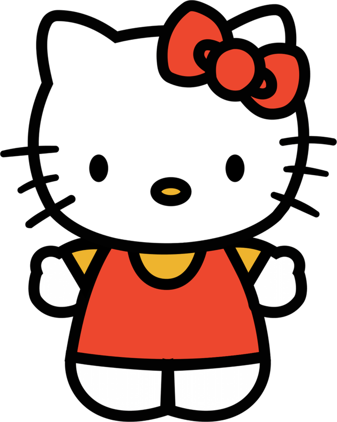 Hello Kitty Red Bow PNG