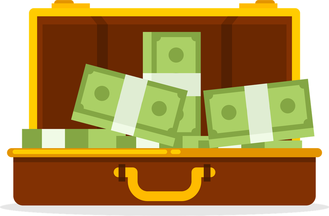 Money Suitcase PNG