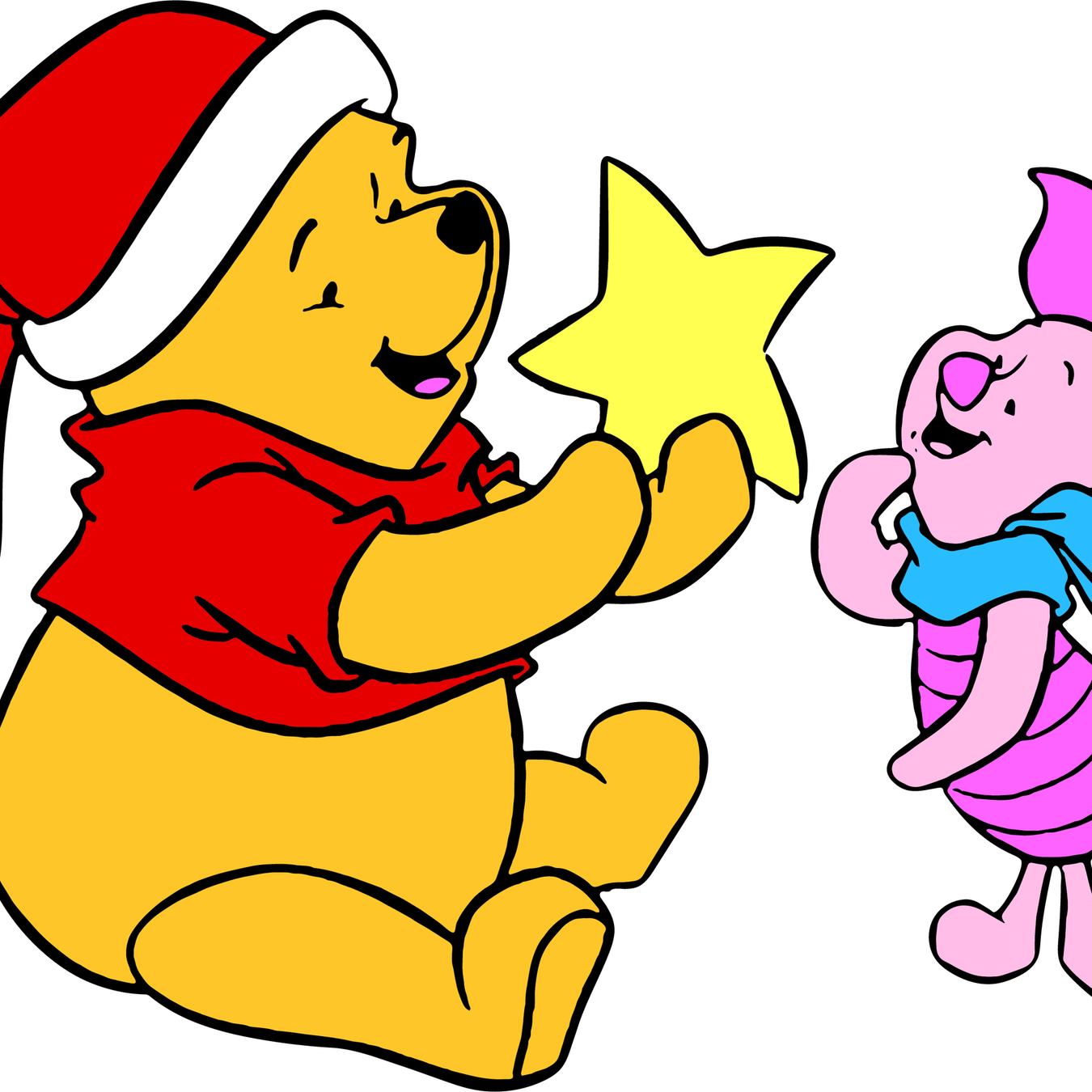 Winnie The Pooh Christmas PNG