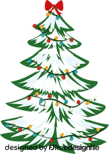 Snow Covered Tree PNG