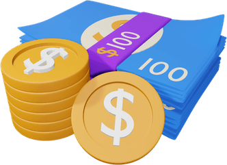 3d Cash PNG