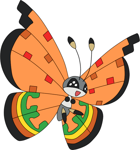 Vivillon Pokemon PNG