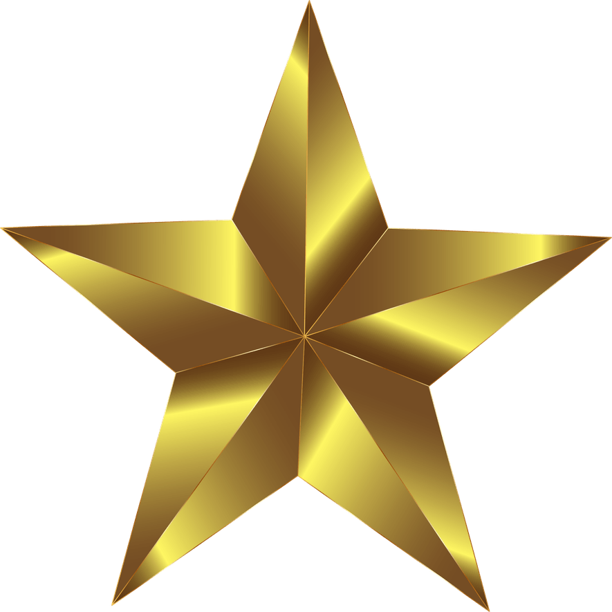 Gold Star PNG