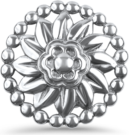 Silver Flower PNG