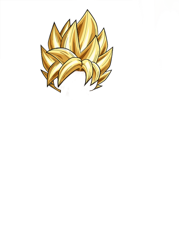 Super Saiyan Hair PNG