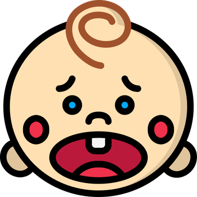 Crying Baby Cartoon PNG