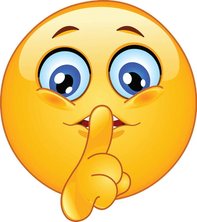 Shh Emoji PNG