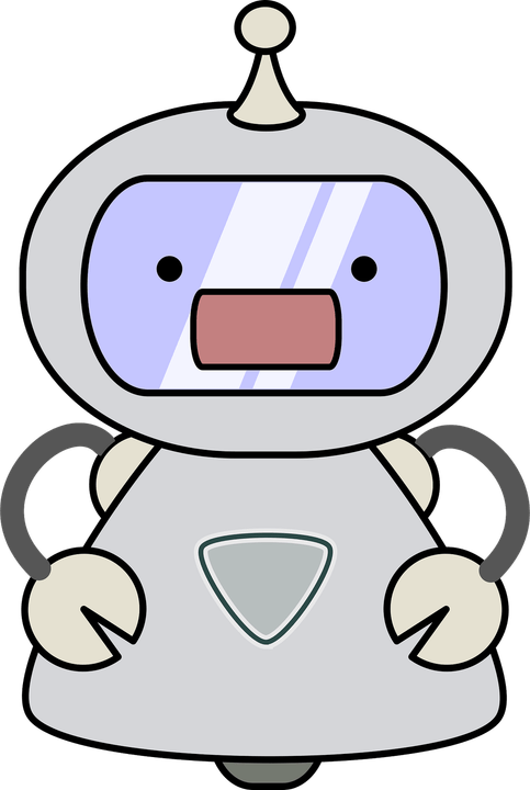 Grey Robot PNG