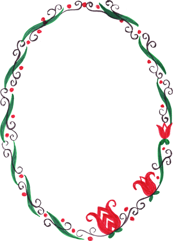 Oval Border PNG