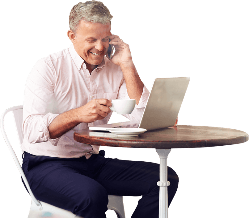 Sitting Man PNG