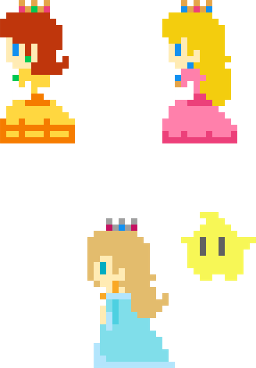 Rosalina Mario PNG