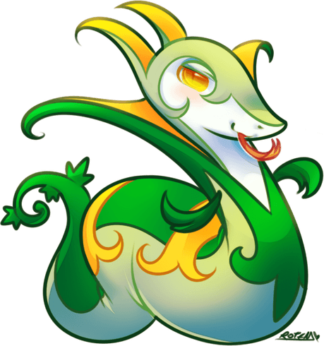 Serperior Pokemon PNG