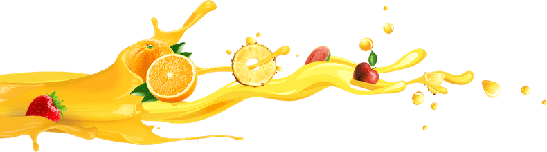 Orange Juice Splash PNG