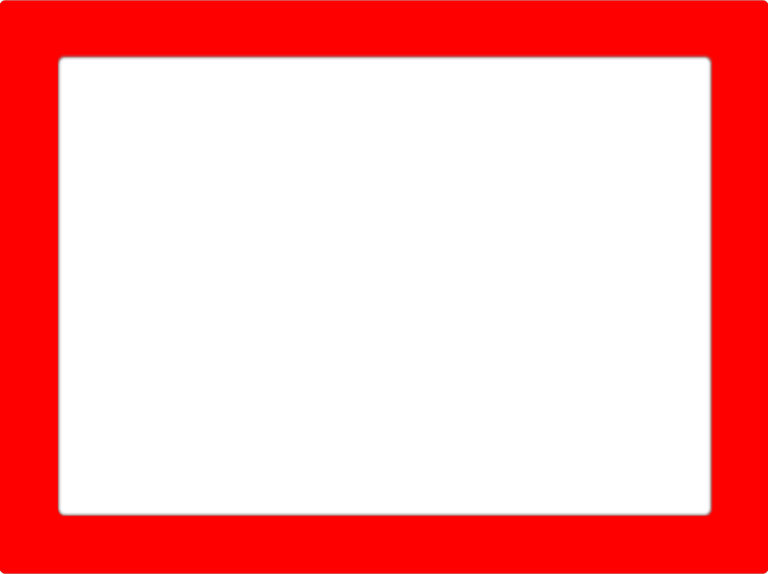 Red Rectangle Border PNG