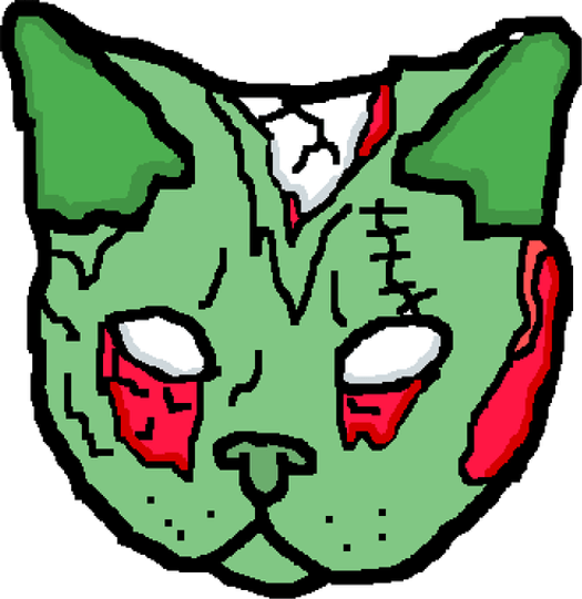 Zombie Cat PNG