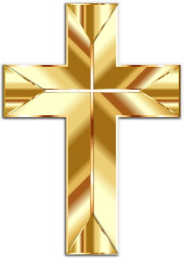 Golden Cross PNG